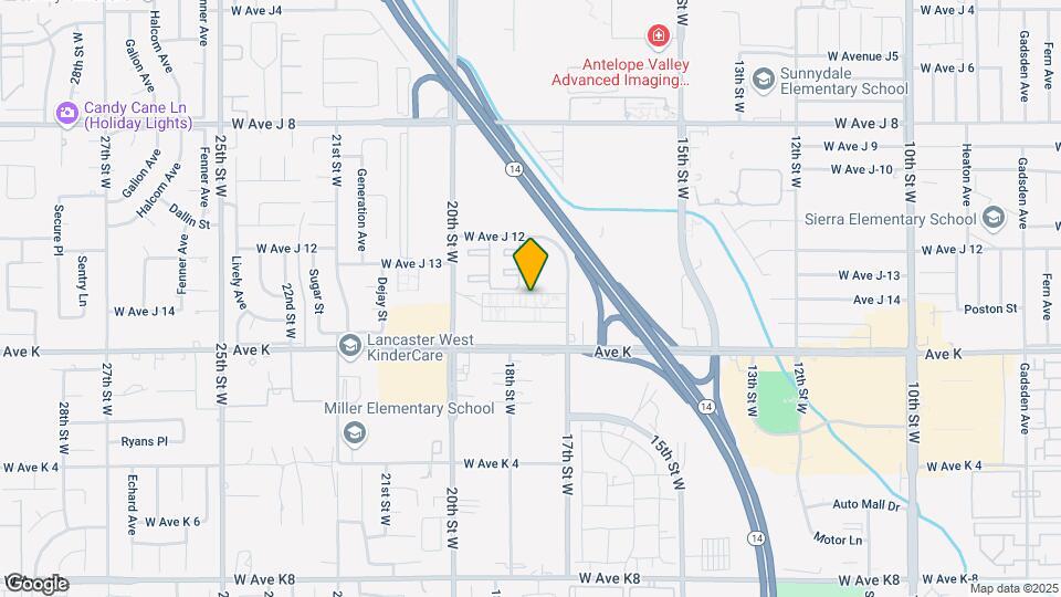1739 W Ave J15 Map and Location Details