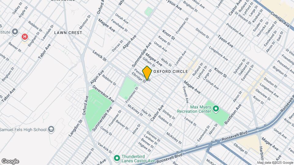 1211 Elbridge St Map and Location Details