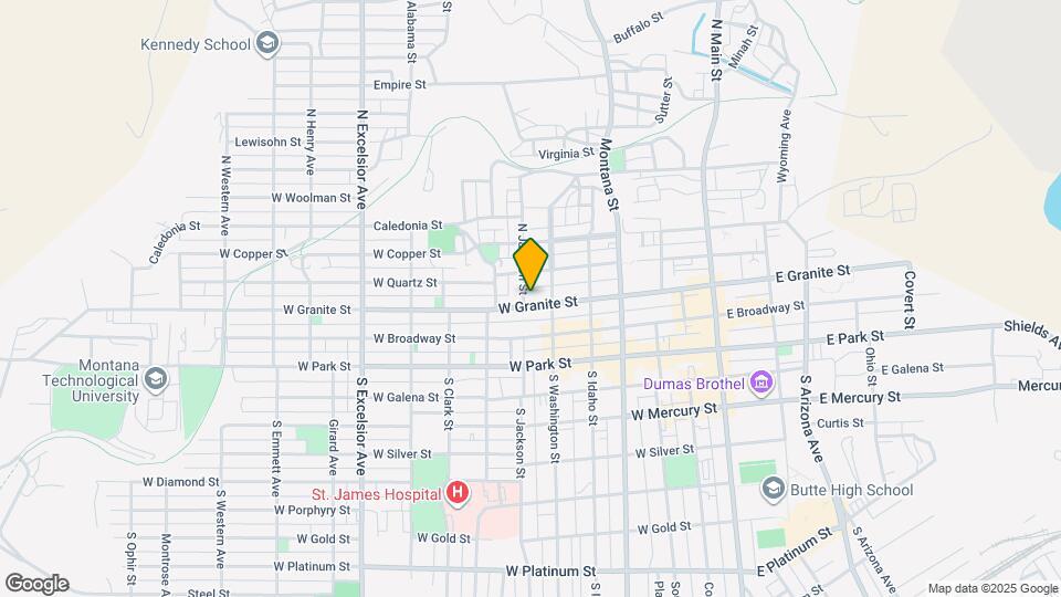 411 W Granite St Map and Location Details