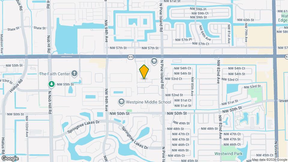 9009 NW 54th St Map and Location Details