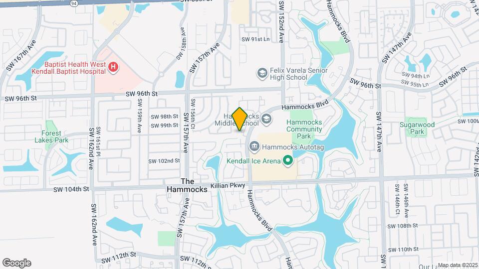 9912 Hammocks Blvd Map and Location Details