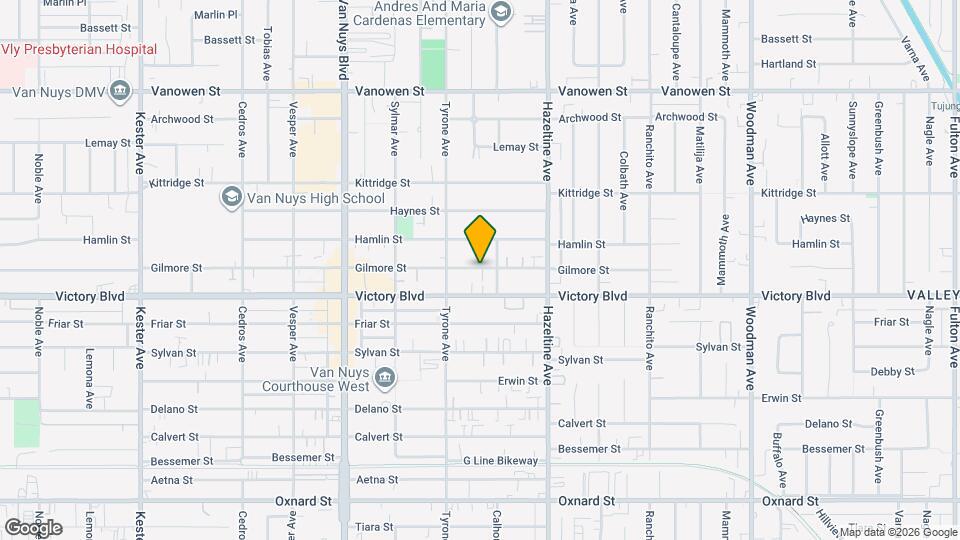14228 Gilmore St Map and Location Details