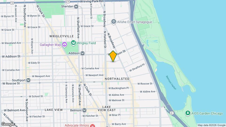 735 W Brompton Ave, Unit J02P Map and Location Details