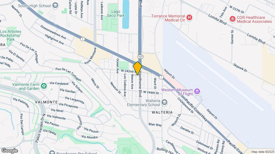 24207 Hawthorne Blvd Map and Location Details