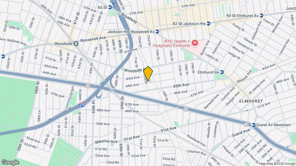 44th Avenue Mapa y Detalles de la Ubicación