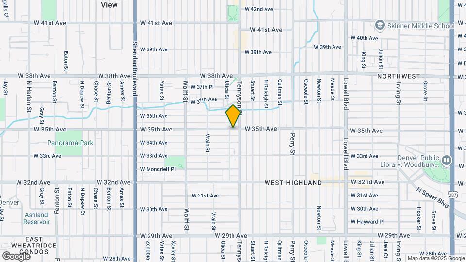 4420--4430 W 35th Ave Mapa y Detalles de la Ubicación