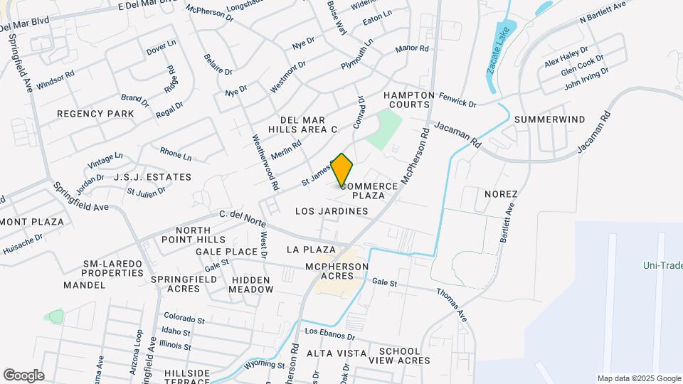 1616 Jacaranda Ct Map and Location Details