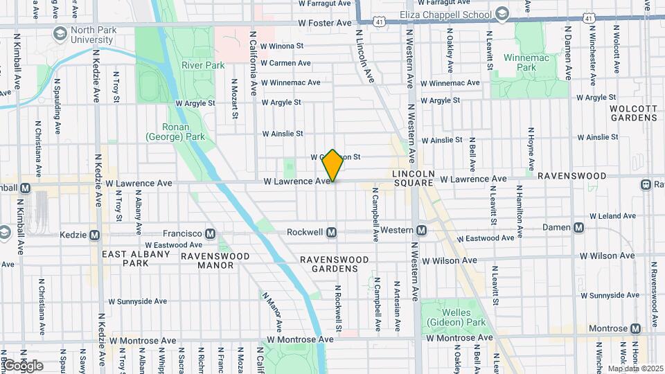 2601 W Lawrence Ave Map and Location Details