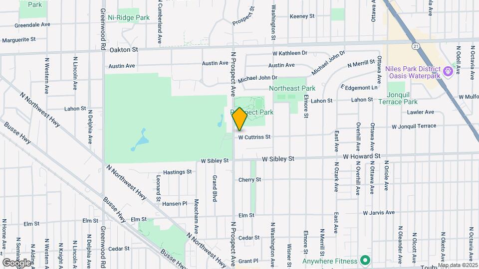 416 W Cuttriss St Map and Location Details