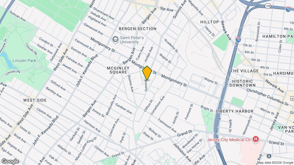 220 Summit Ave Map and Location Details