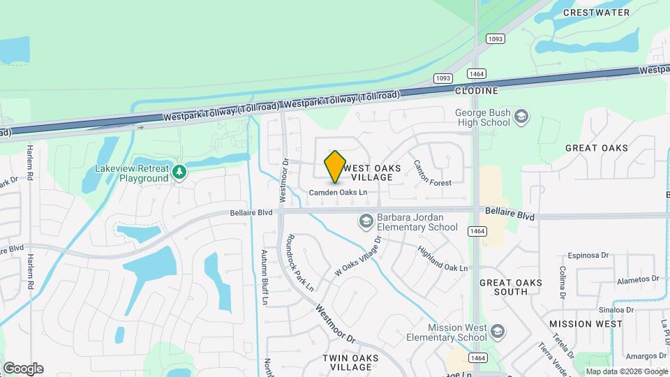 17826 Camden Oaks Ln Map and Location Details