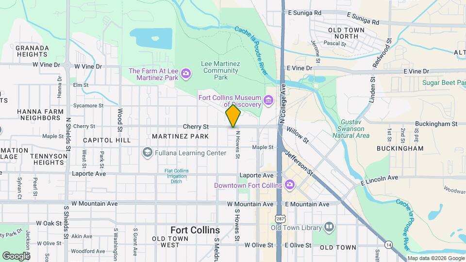 331 N Howes St Map and Location Details