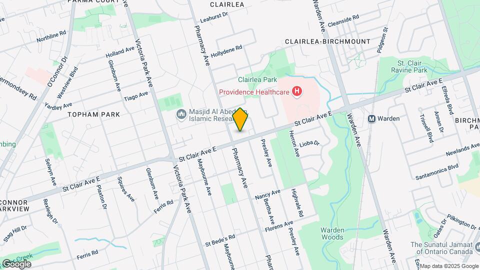 3214-3222 St Clair Ave Map and Location Details