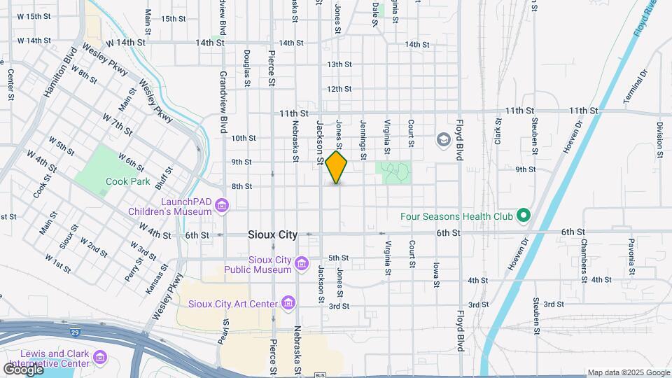 723 Jones St Map and Location Details