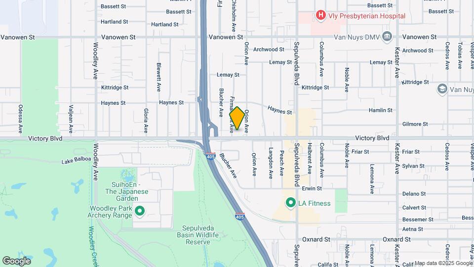 15471 Victory Blvd Map and Location Details