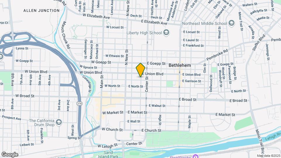 57 E Garrison St Map and Location Details
