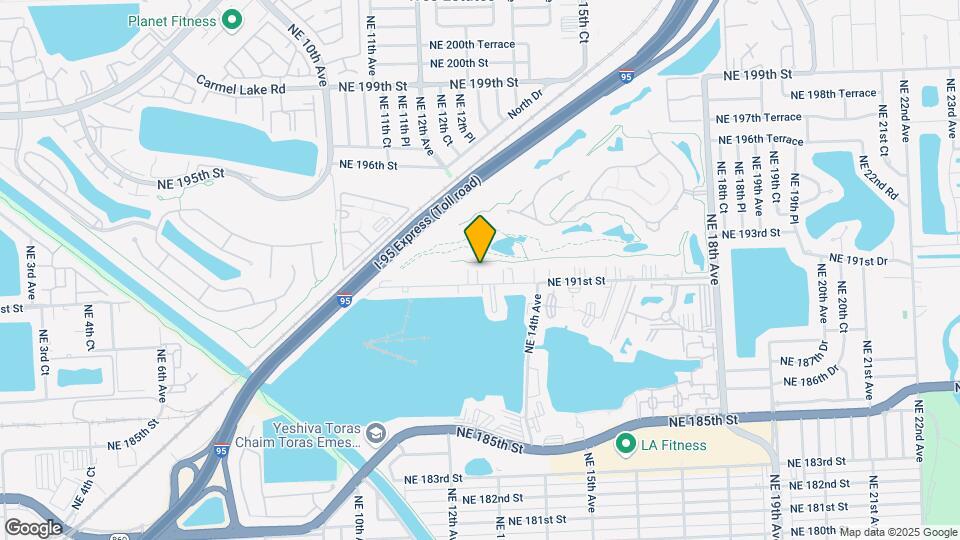 Aventura West Apartments Map and Location Details