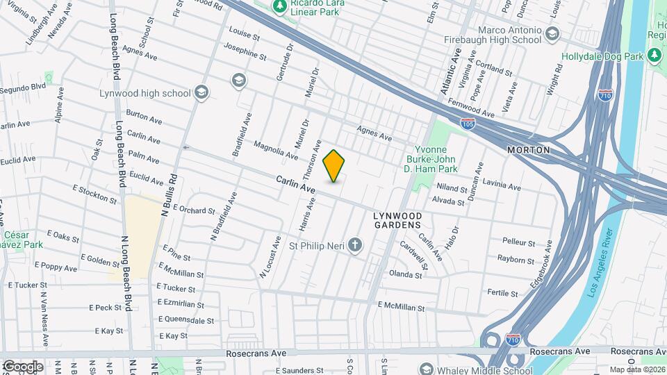 4217 Carlin Ave Map and Location Details