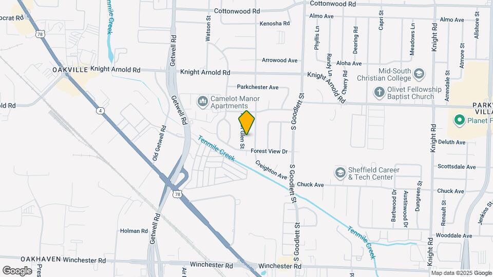 3240 Forest Glen St Map and Location Details