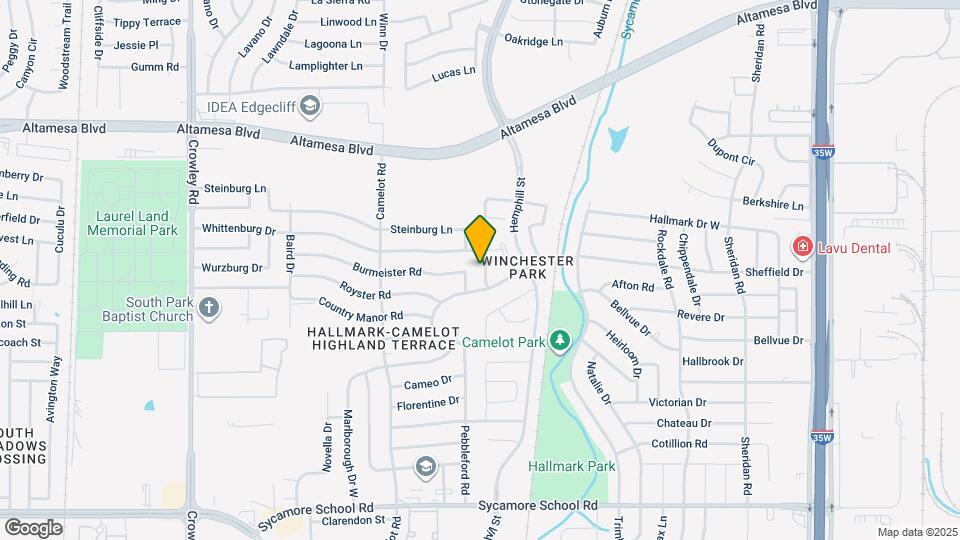 1216 Sunderland Ln Mapa y Detalles de la Ubicación