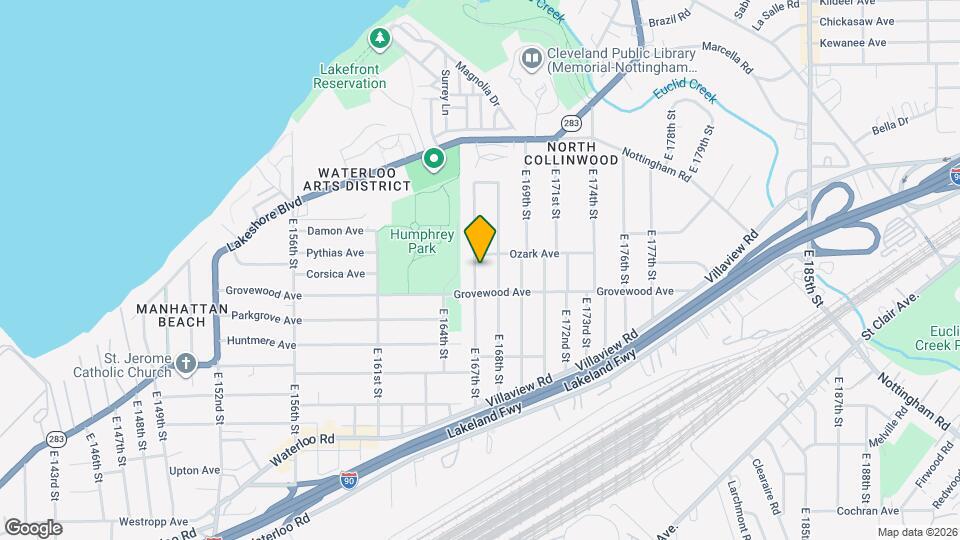 1145 E 167th St Map and Location Details