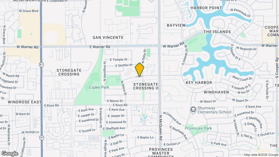 866 E Rockwell Dr Map and Location Details