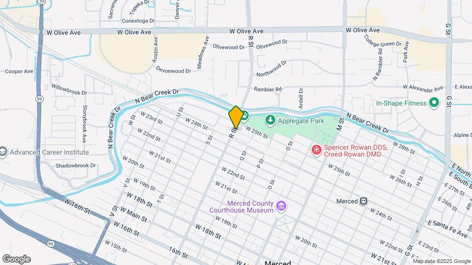 2418 R St Map and Location Details