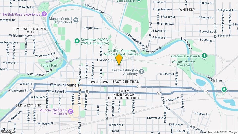 315 N Vine St Map and Location Details