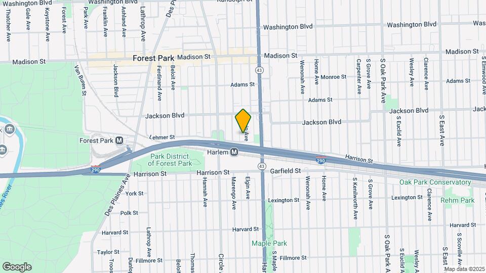 639 Elgin Ave Map and Location Details