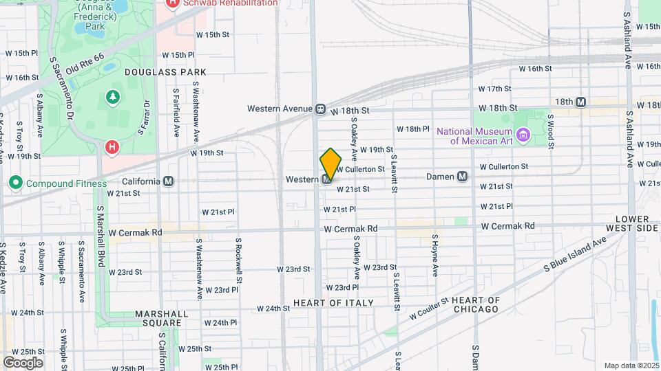 2340 W 21st St Map and Location Details