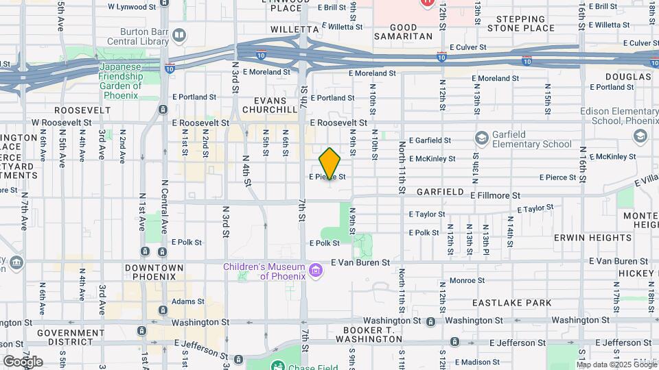 739 E Pierce St Map and Location Details