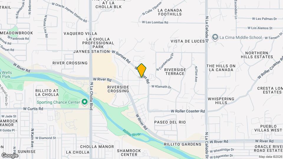 5400 N Mesquite Bosque Way Map and Location Details