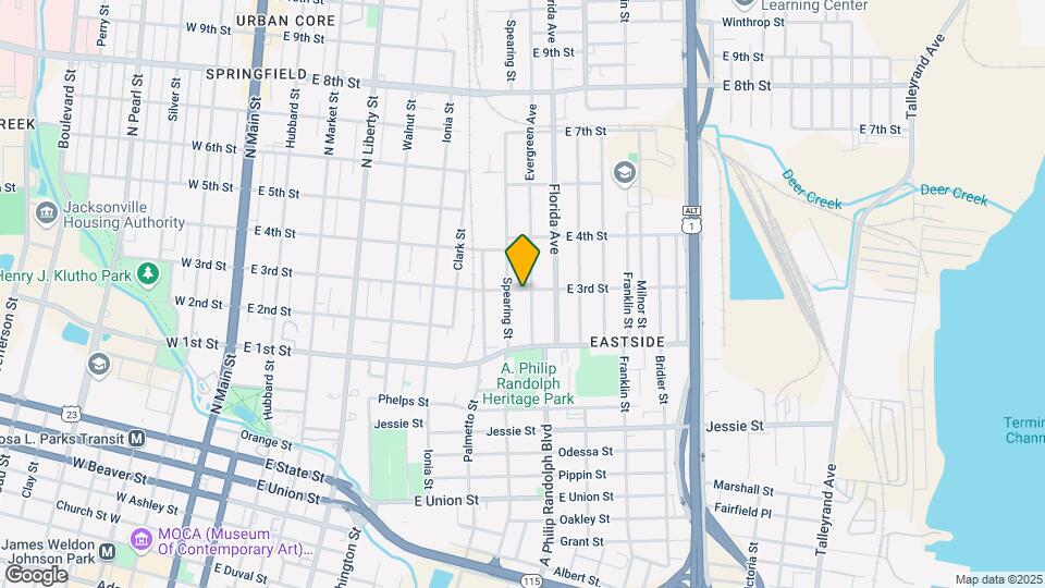 720 E 3rd St Map and Location Details
