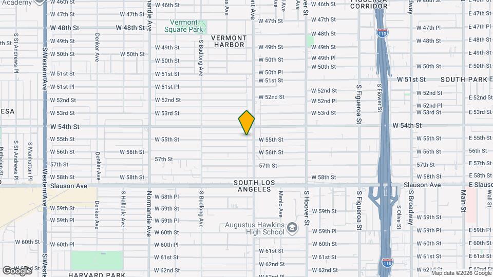 1015 1/2 W 55th St Map and Location Details