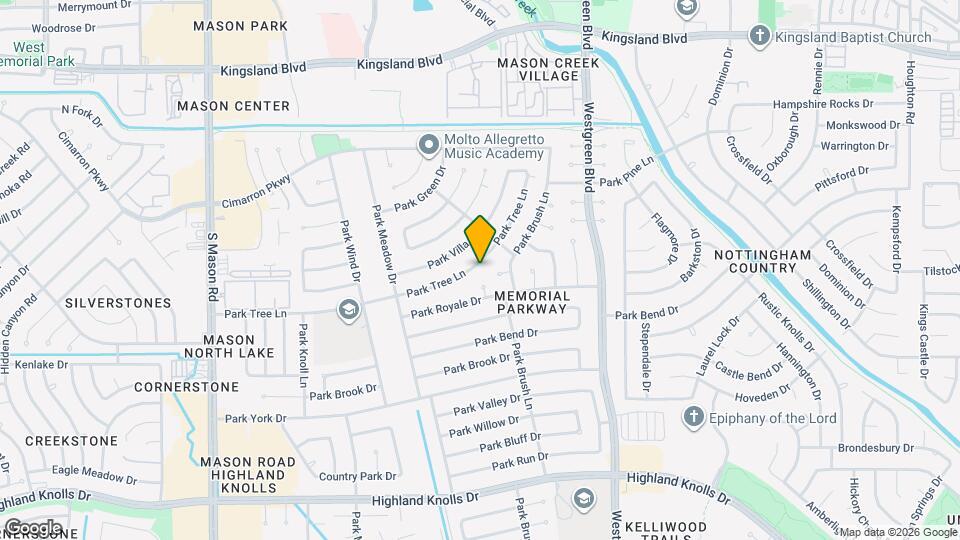 21327 Park Tree Ln Map and Location Details