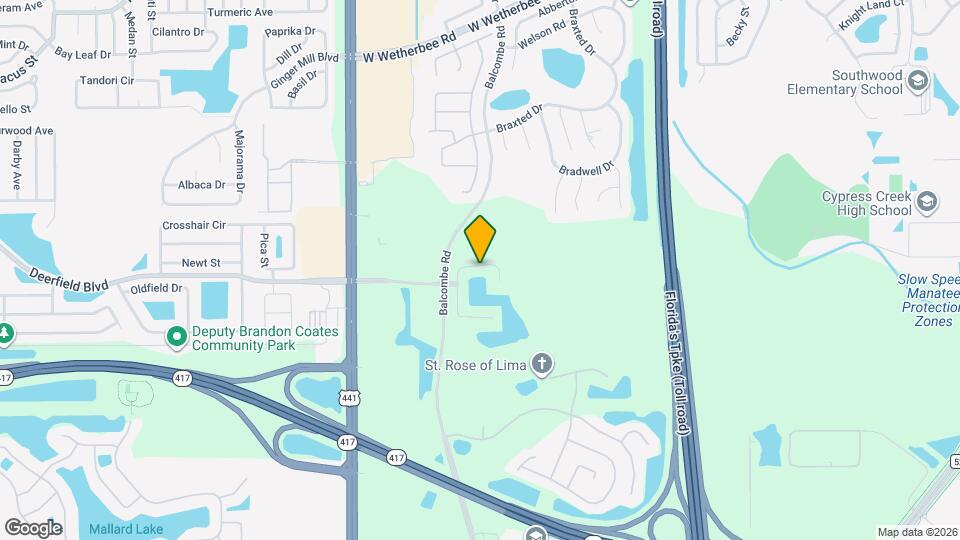 12685 Enclave Dr Map and Location Details