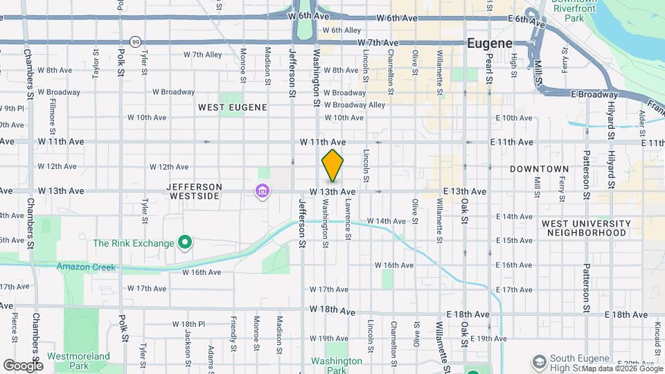 431 W 13th Ave Map and Location Details