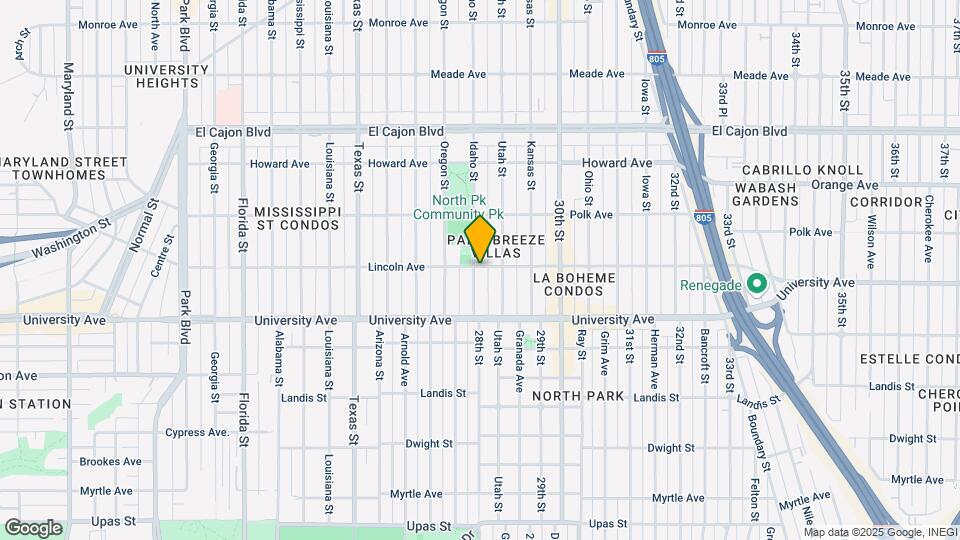 3991-3993 Idaho St Map and Location Details