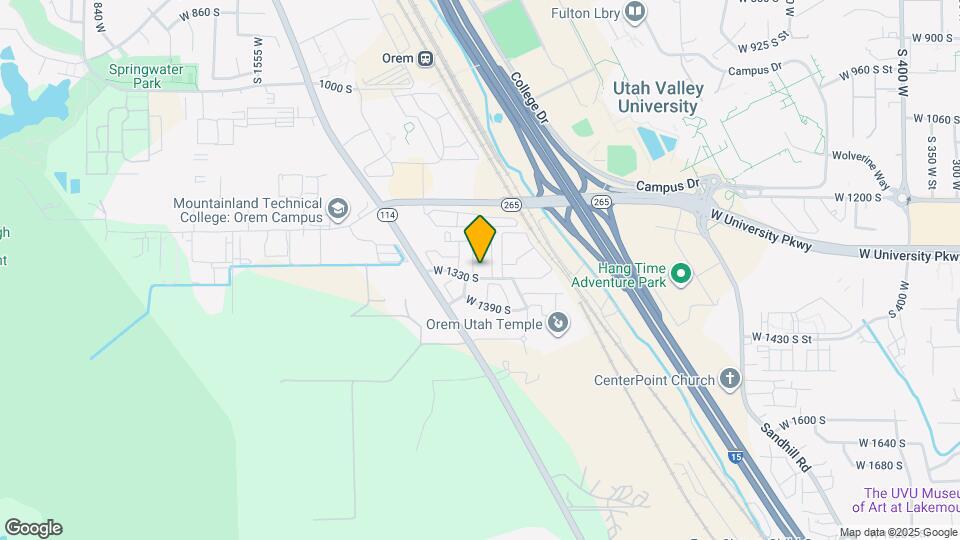 1319 S 1180 W Mapa y Detalles de la Ubicación