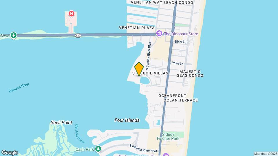 3613 S Banana River Blvd-Unit -RPD304 Map and Location Details