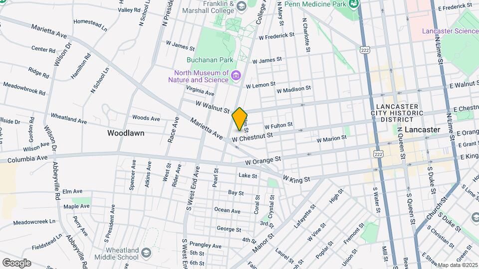 653 W Chestnut St Map and Location Details