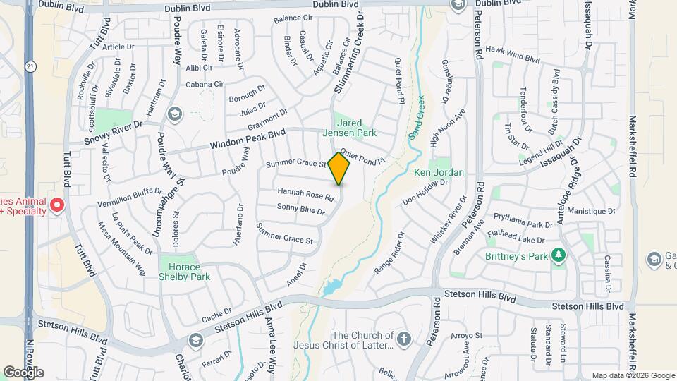 6506 Summer Grace St Map and Location Details