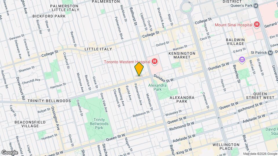782 Dundas St W Map and Location Details