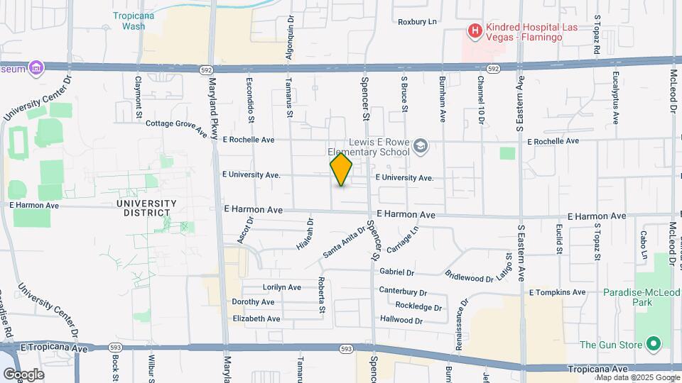 4437 Newsom Cir, Unit D Map and Location Details
