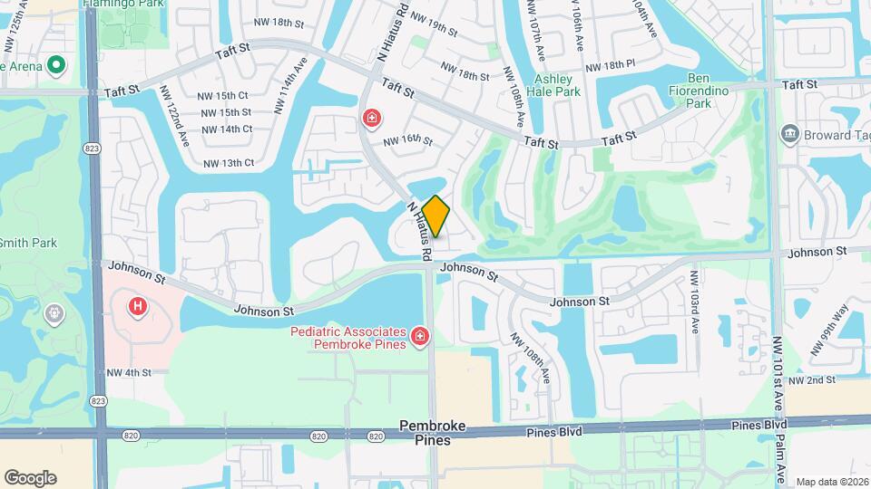 1011 N Hiatus Rd Map and Location Details