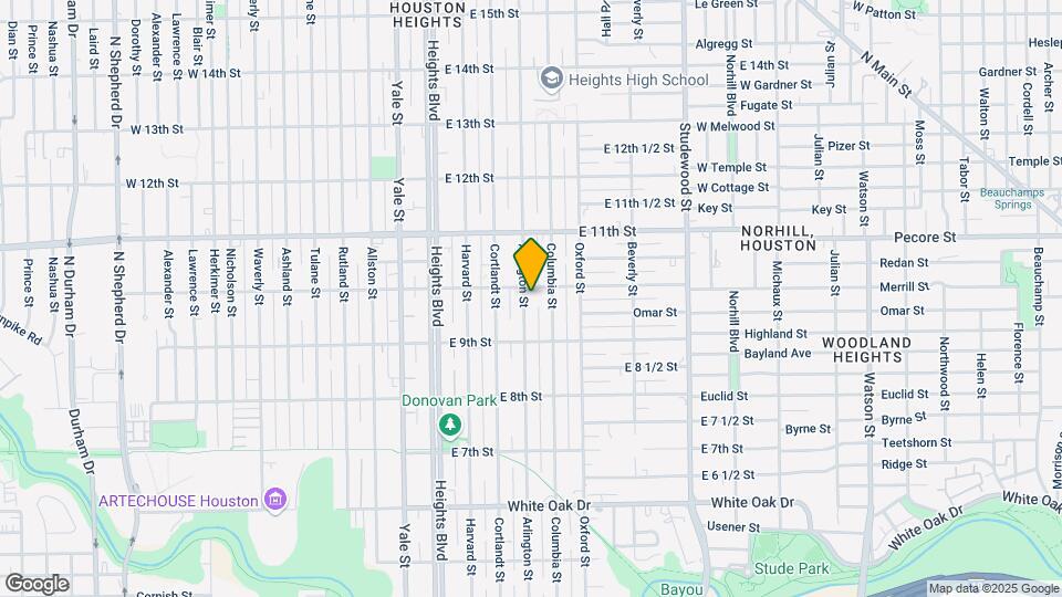 942 Arlington St Map and Location Details