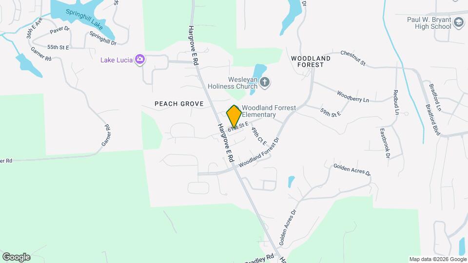 6117 Autumnwood Ln Map and Location Details