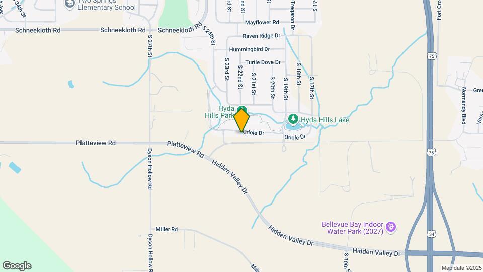 2109 Oriole Dr Map and Location Details
