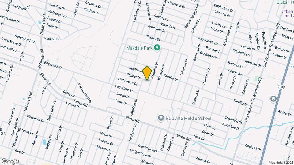 3301 Southhill Dr Map and Location Details