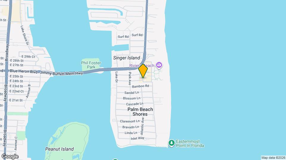 1258 Beach Rd, Unit 5 through 9 Mapa y Detalles de la Ubicación